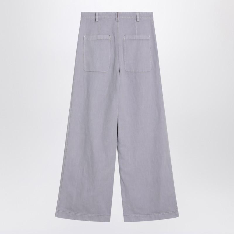 【関税&送料込】Brunello Cucinelli Wide Lilac Trousers In Li Brunello Cucinelli Wide Lilac Trousers in Purple | Lyst