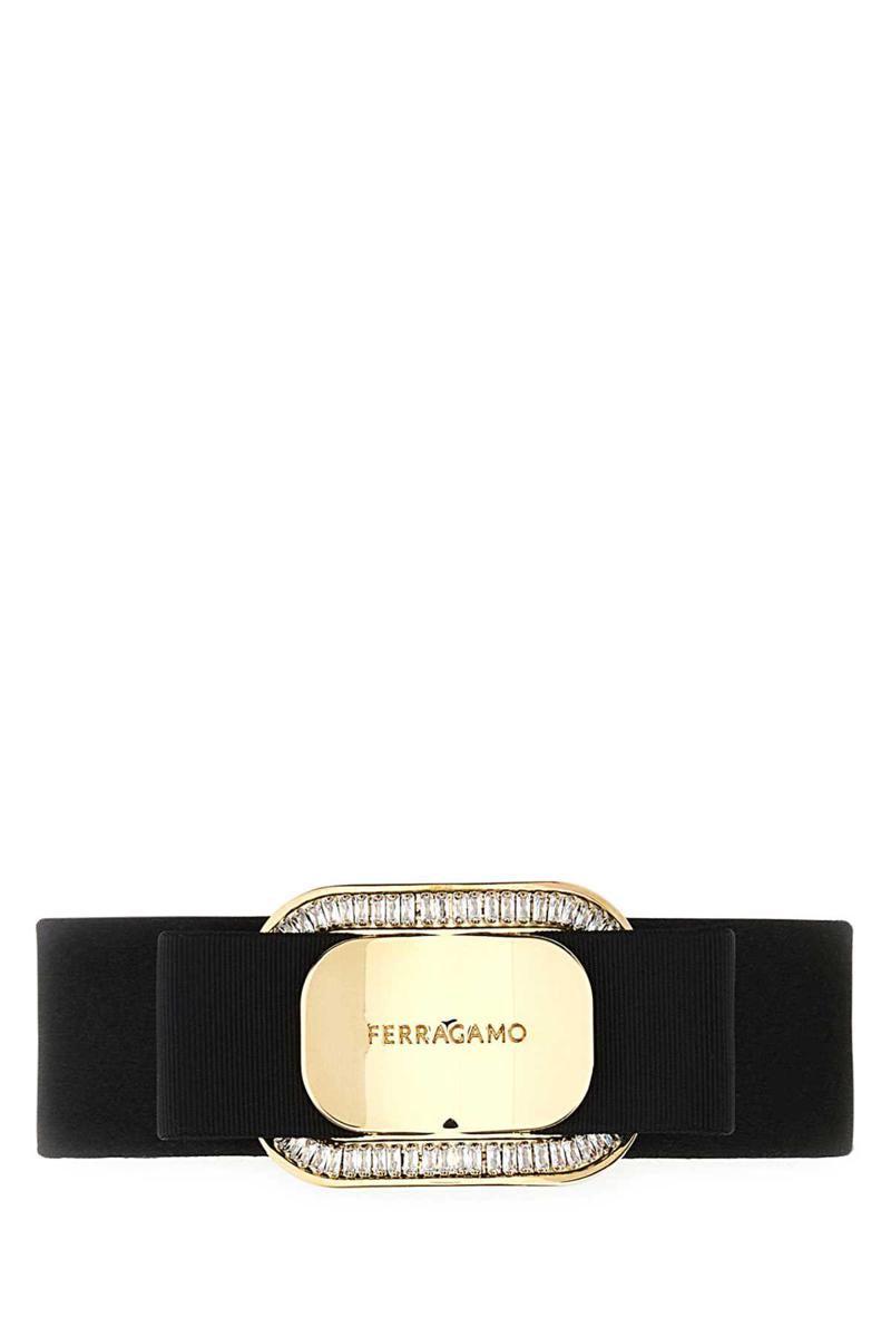 【送料&関税込】Ferragamo Black Cotton Hair Accessories Vara Bow hairclip - Women | Ferragamo