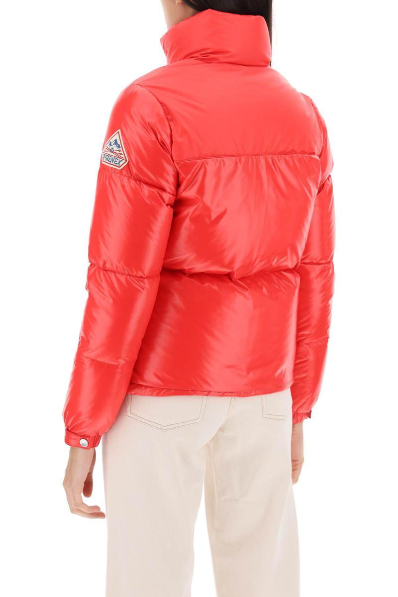 Pyrenex Goldin 3 Short Down Jacket in Red | Lyst