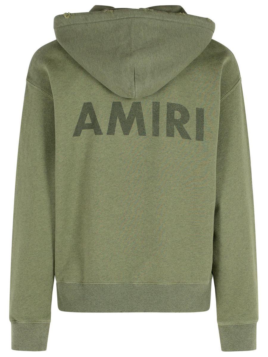 パーカー・フーディ AMIRI Men Hoodies PS24MOS030 0 428 Green AMIRI Green Fitted M.A. Hoodie Amiri