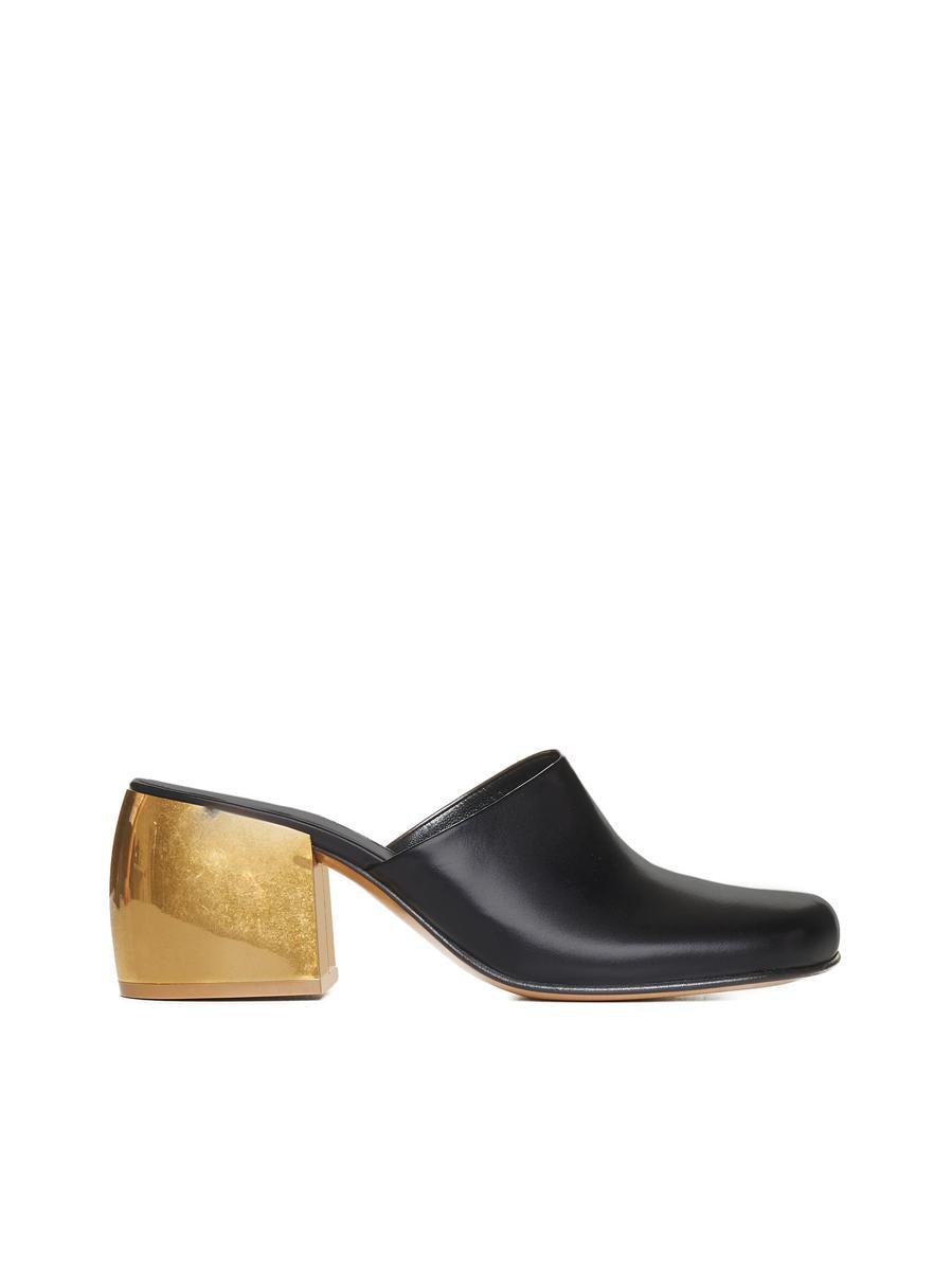 dries van noten gold sandals