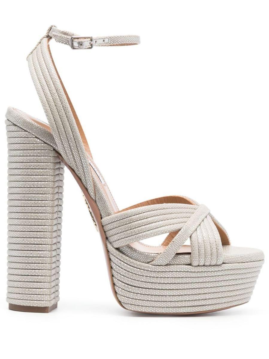 Aquazzura Sandals in White | Lyst