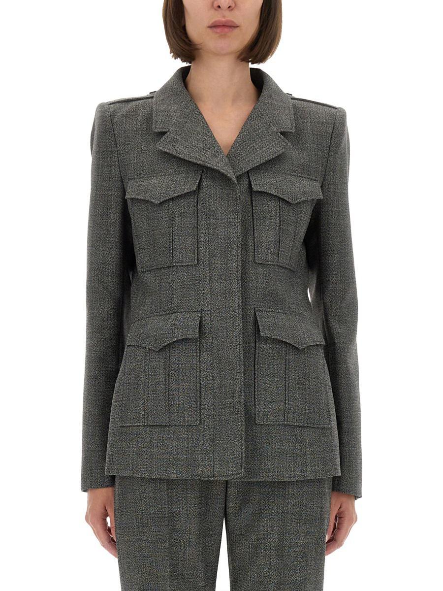 ジャケット ALEXANDER MCQUEEN Women Vests 798500QJAEI 1124 GREY McQueen Waistcoats and gilets for Women | Online Sale up to