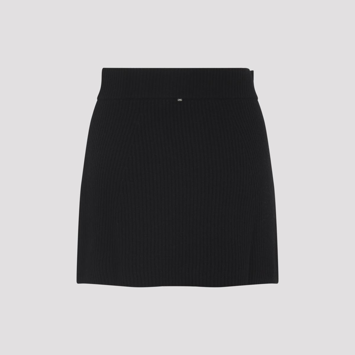 スカート Sportmax Black mini skirt in wool Sportmax Black mini skirt in wool | TheDoubleF