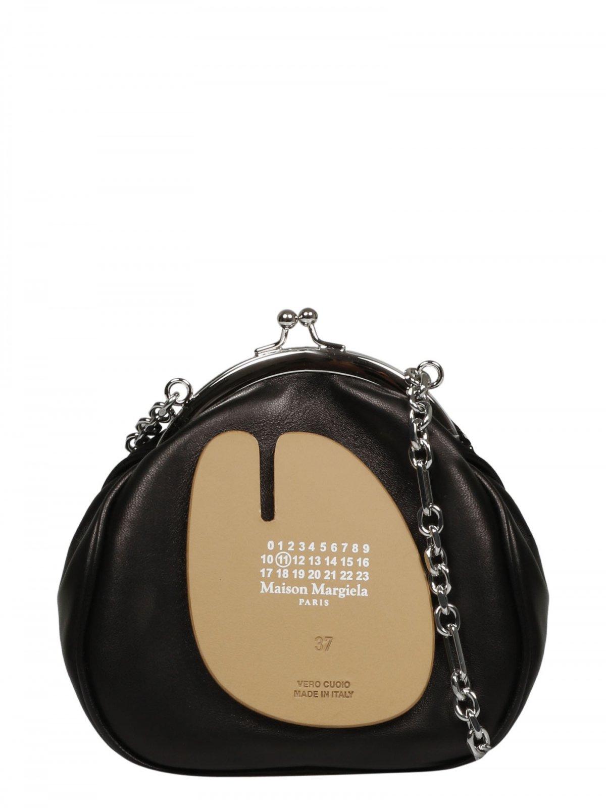 Maison Margiela Mini Pouch Tabi Bag in Black | Lyst