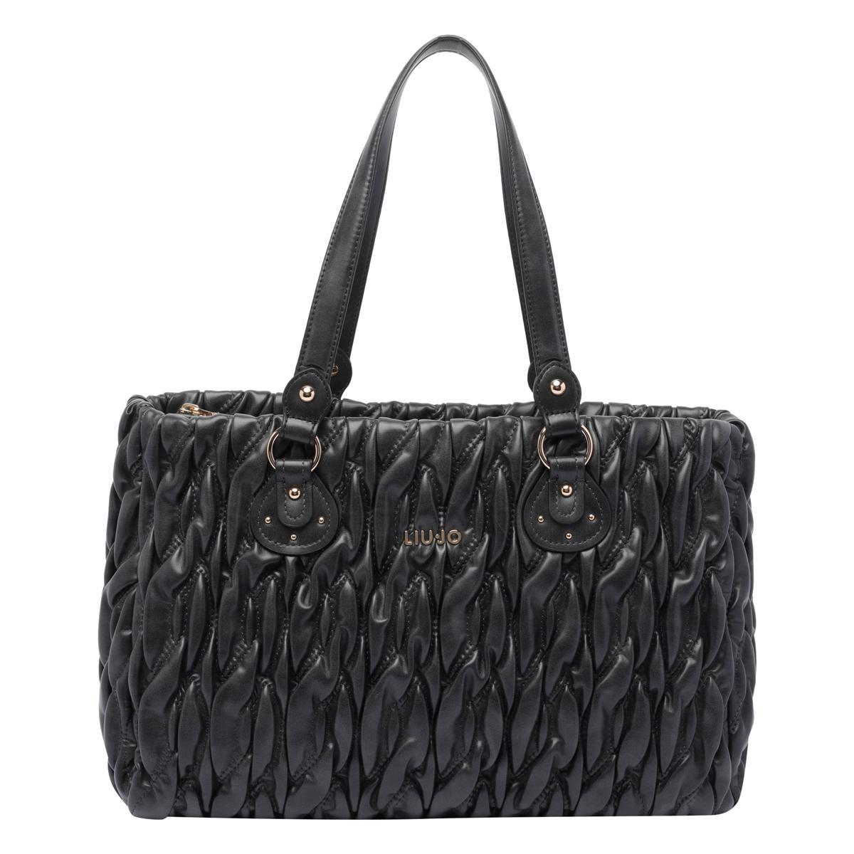 トートバッグ LIU JO Woman Tote bags Black AA5206E0778 22222 d4f102bd2d2fdc4-gi-1.jpg