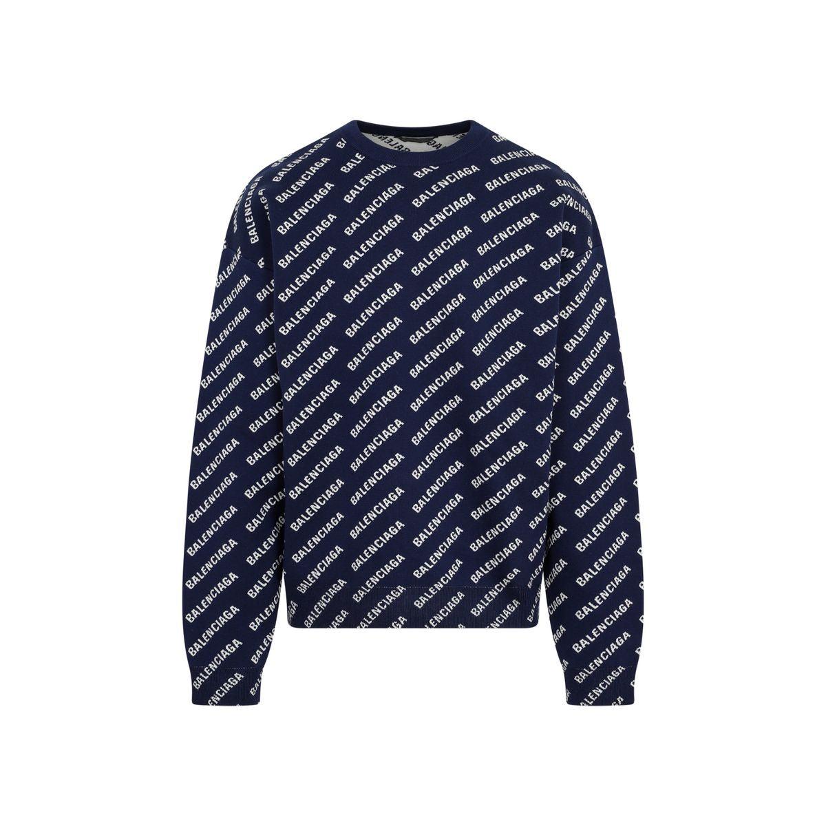 Balenciaga Sweater in Blue for Men Lyst Australia