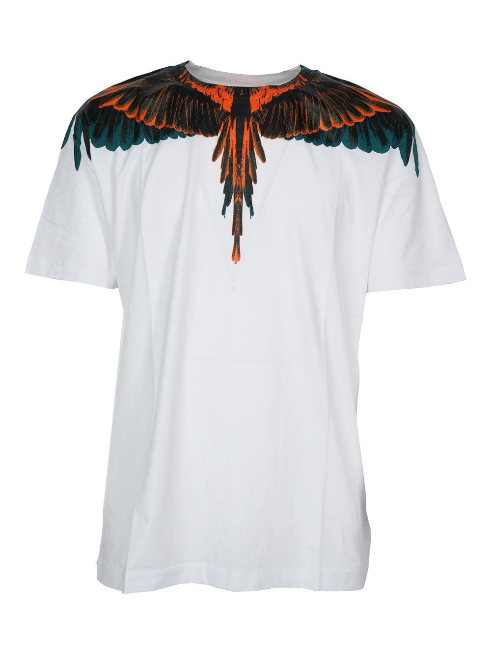 Mens Clothing T-shirts Short sleeve t-shirts Save 9% Marcelo Burlon Cotton Printed T-shirt in White for Men 