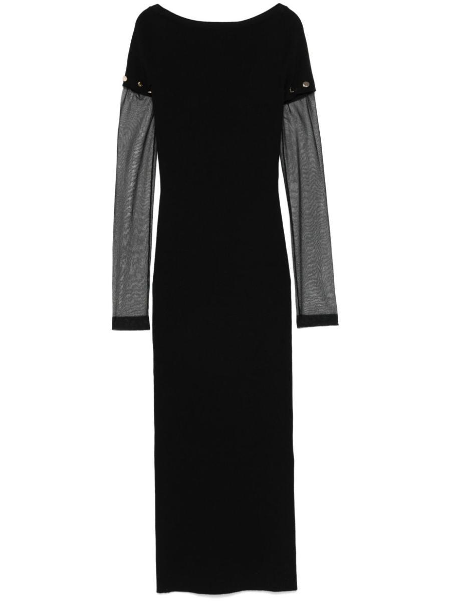ワンピース SPORTMAX KNITTED LONG DRESS Sportmax Knitted Long Dress in Black | Lyst