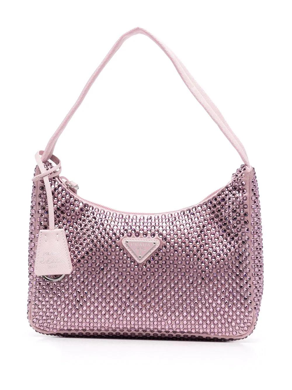 Prada Re-edition 2005 Crystal-embellished Tote | Lyst Canada