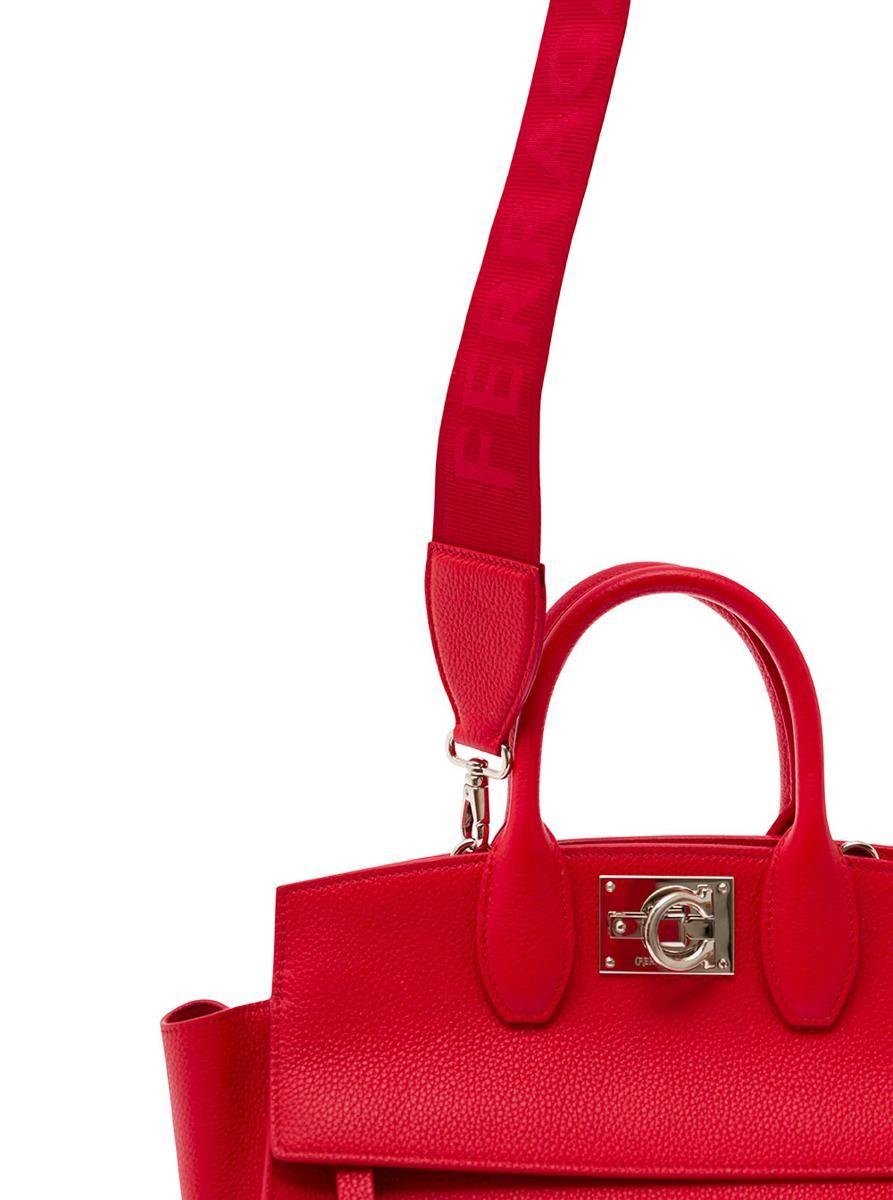 Framed handbag (M) | brown | Top Handles & Satchels Women's | Ferragamo GB