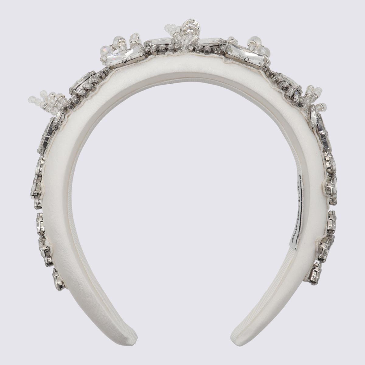 ヘアアクセサリー SELF-PORTRAIT WHITE HAIR ACCESSORIES Self-Portrait Headbands and Hair Accessories for Women
