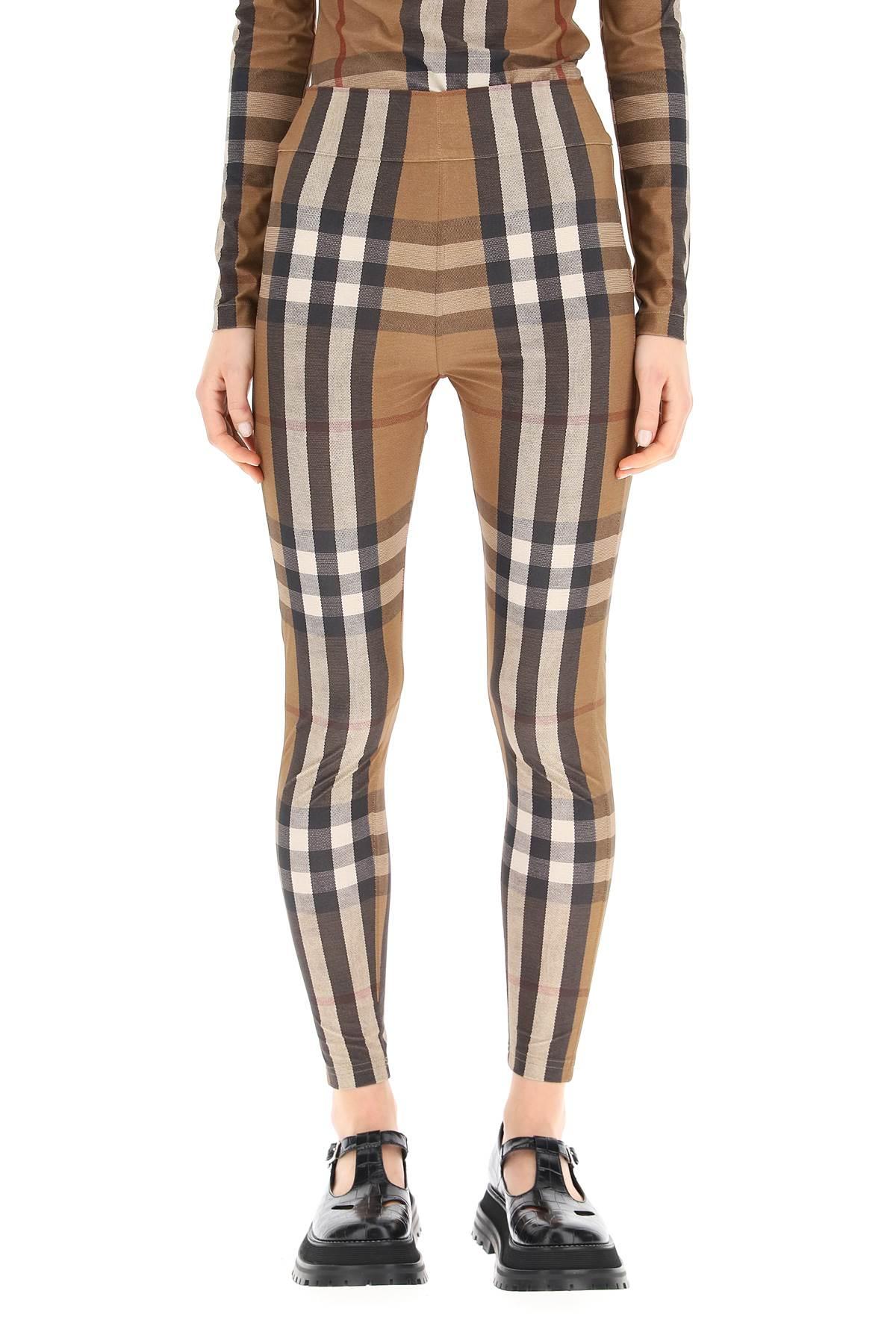 Burberry Synthetic Check Print leggins 
