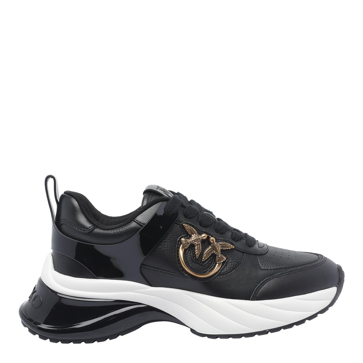 スニーカー PINKO Woman Sneakers Black SS0023T014 ZI4 PINKO Women's Sneakers → Leather, Low, Elegant Sneakers