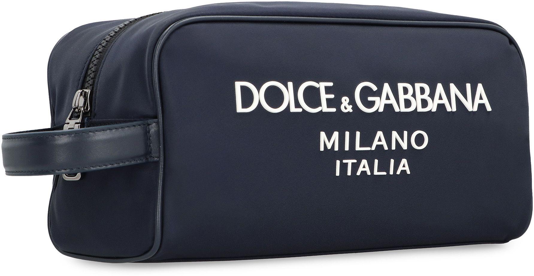 Dolce Gabbana Nylon Wash Bag in Blue for Men Lyst Canada