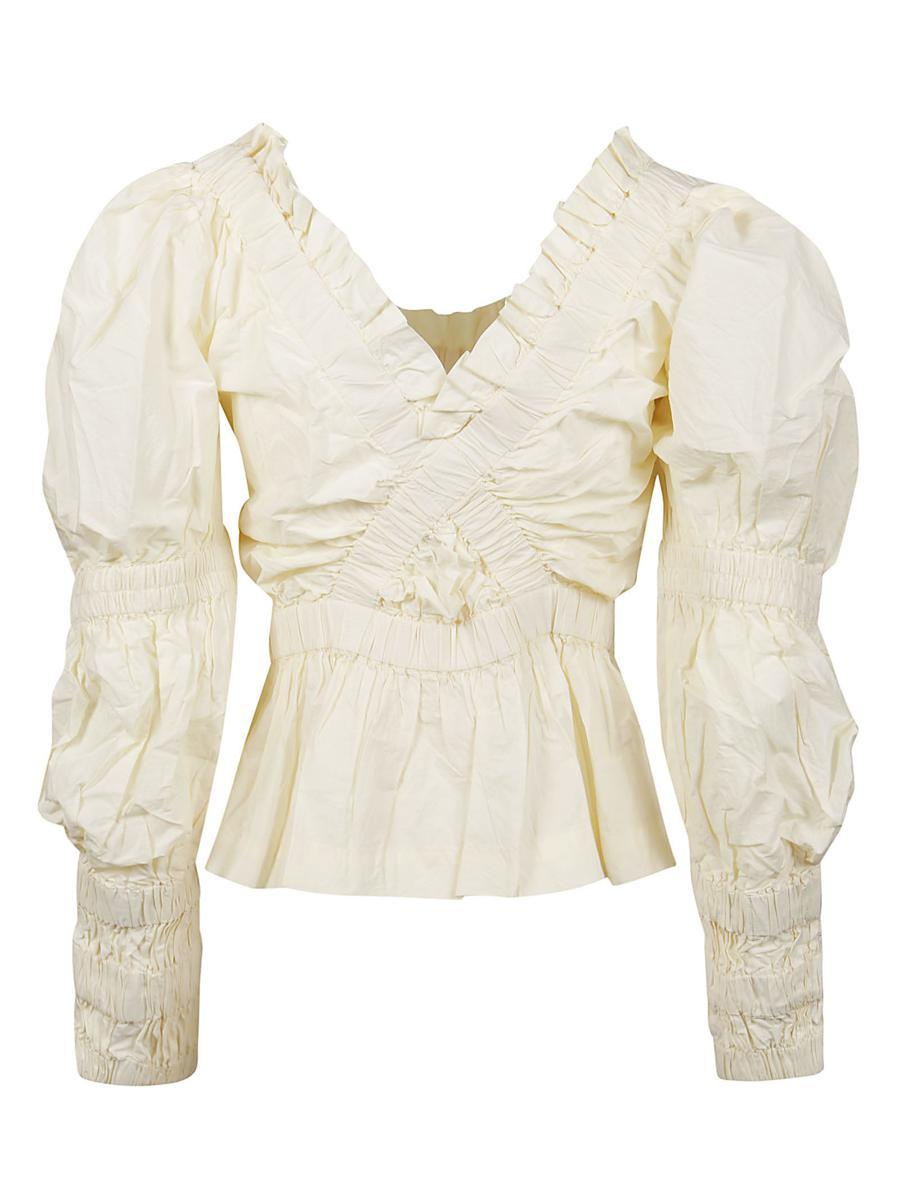 Acler basque ruffle top sale