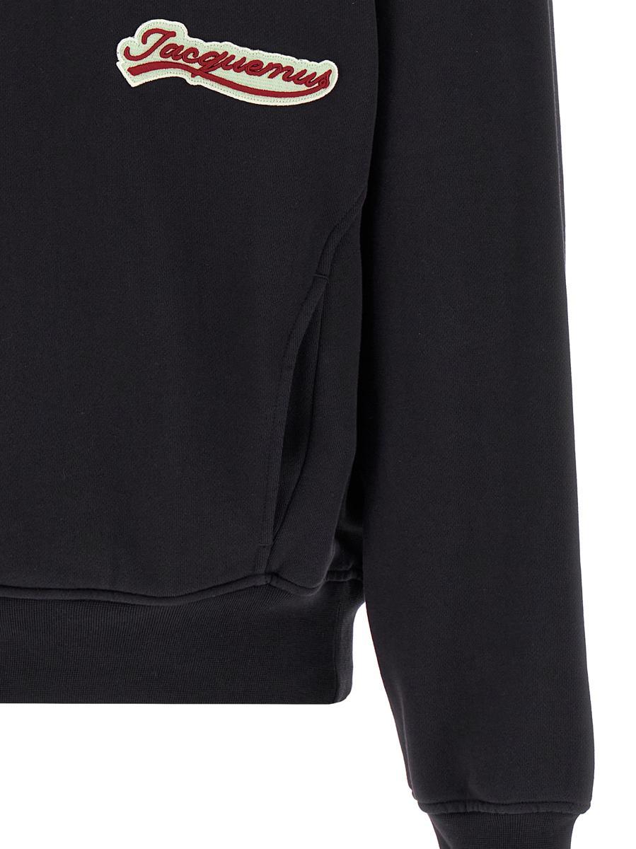 パーカー・フーディ Jacquemus Cotton Sweatshirt With Embroidered Varsity Patch JACQUEMUS(ジャックムス) パーカー・フーディ(メンズ) - 海外