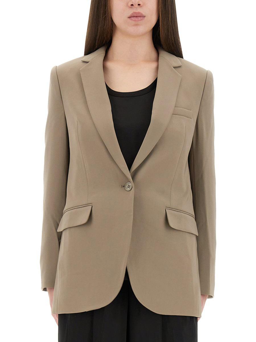 ジャケット Michael By Michael Kors Single-Breasted Blazer Michael Kors Collection Sculpted Single-Breasted Blazer With