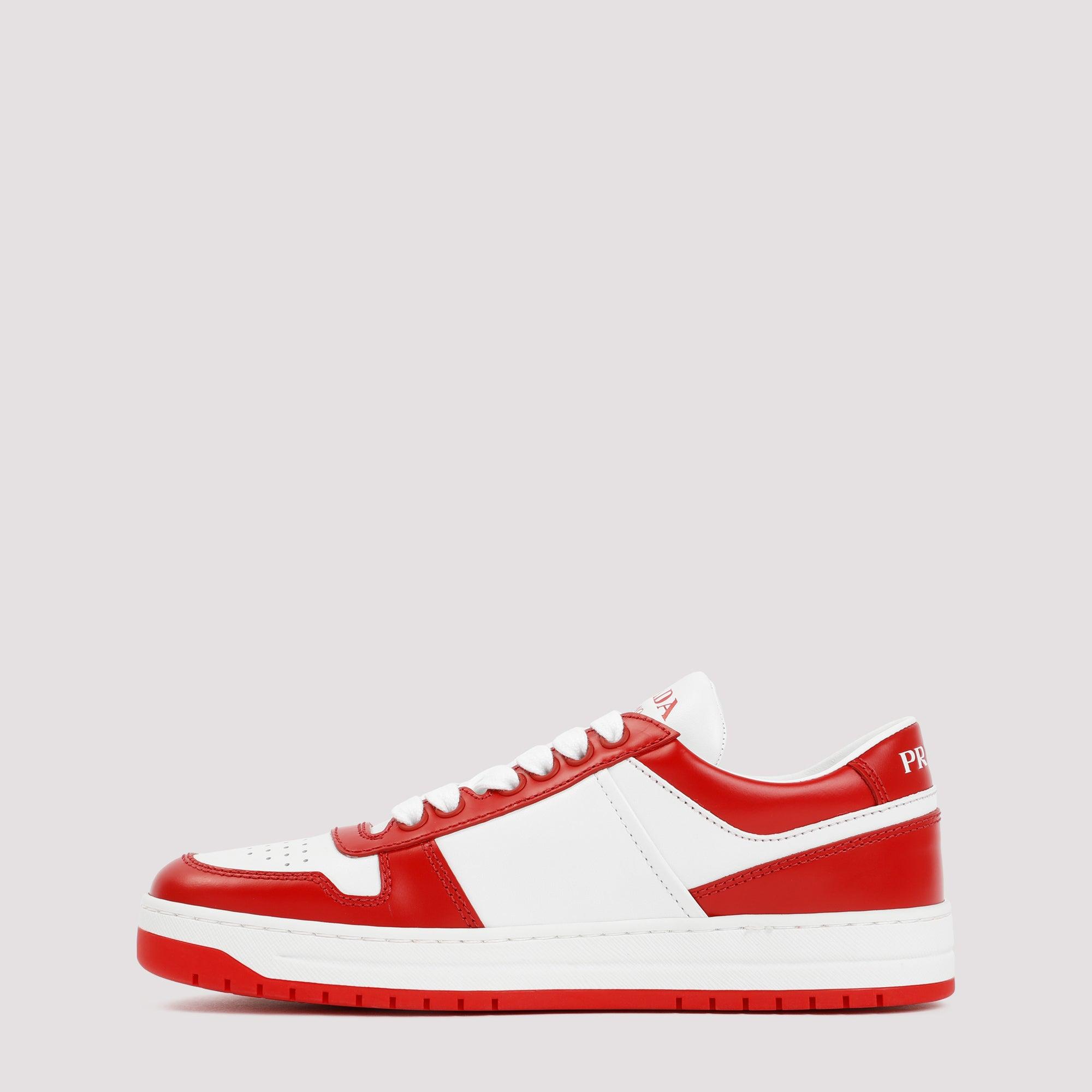 Prada Downtown Sneakers in Red | Lyst