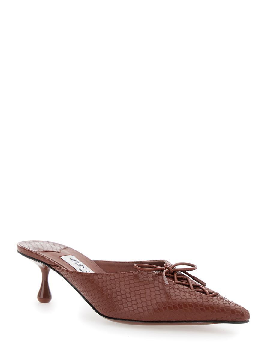 JIMMY CHOO の靴♪ ★CHOO MULE★ 40mm ONJC【多色在庫】 Women's Designer Mules | Heeled & Flat Mules | JIMMY CHOO US