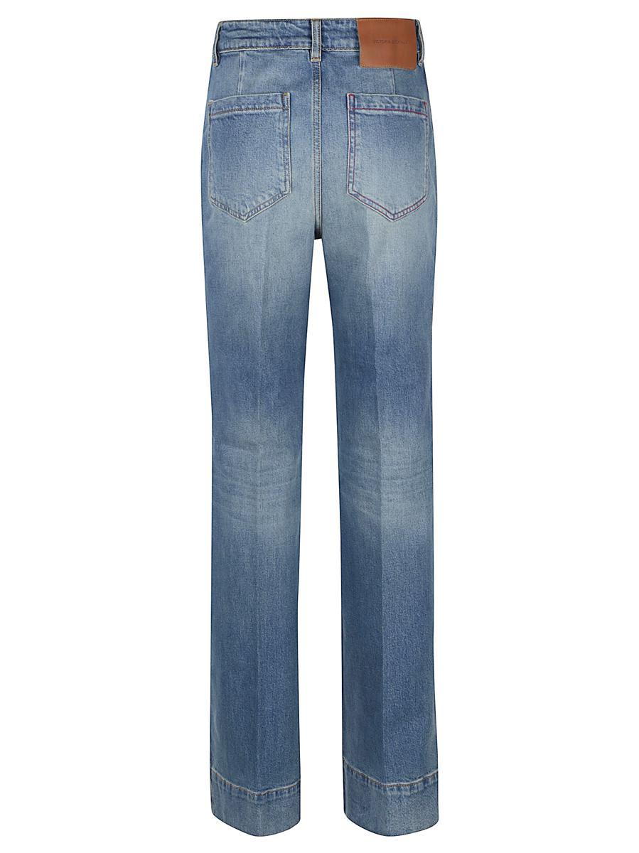 デニム・ジーパン VICTORIA VICTORIA BECKHAM Woman Jeans Denim 1125DJE006005A VICTORIA VICTORIA BECKHAM: Jeans woman - Denim | Victoria