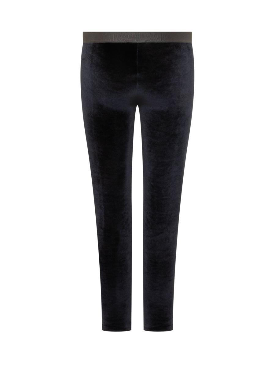 スパッツ・レギンス TOM FORD VELVET LEGGINGS TOM FORD Logo Band Velvet Leggings | Neiman Marcus