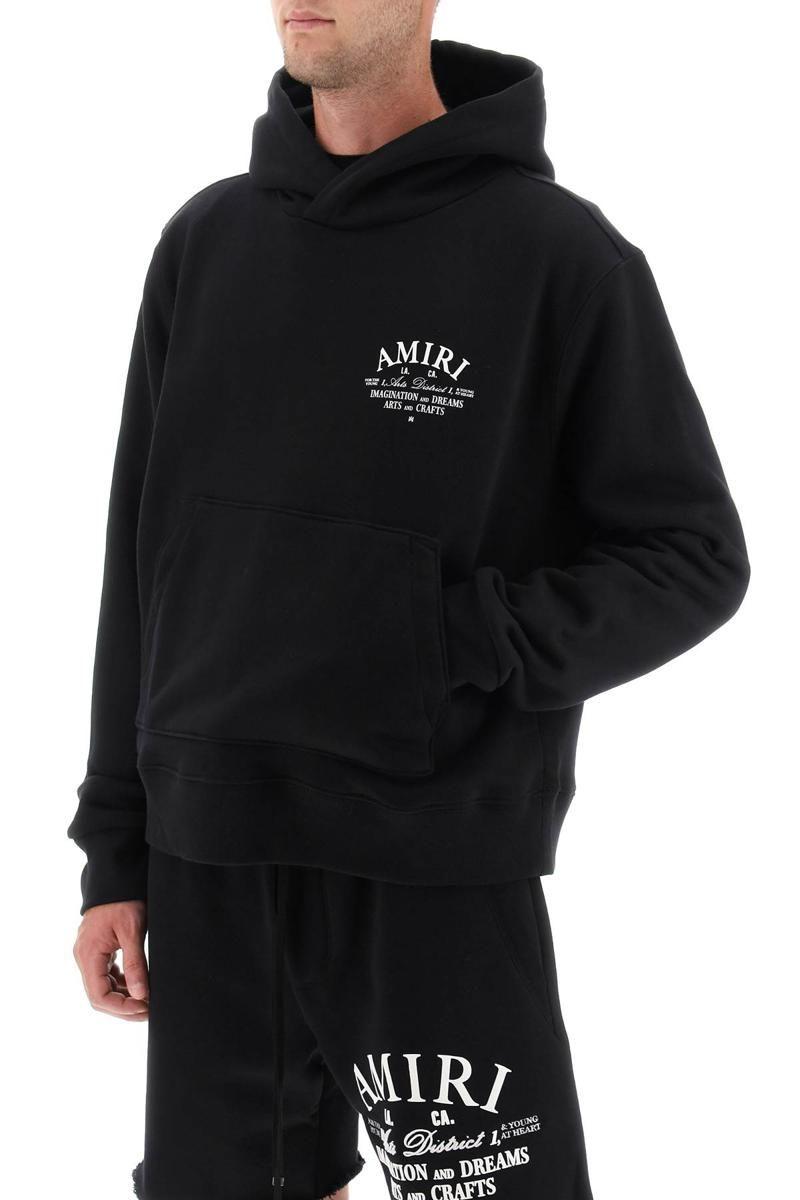 Amiri Hoodie With Arts District Print in Black for Men | Lyst
