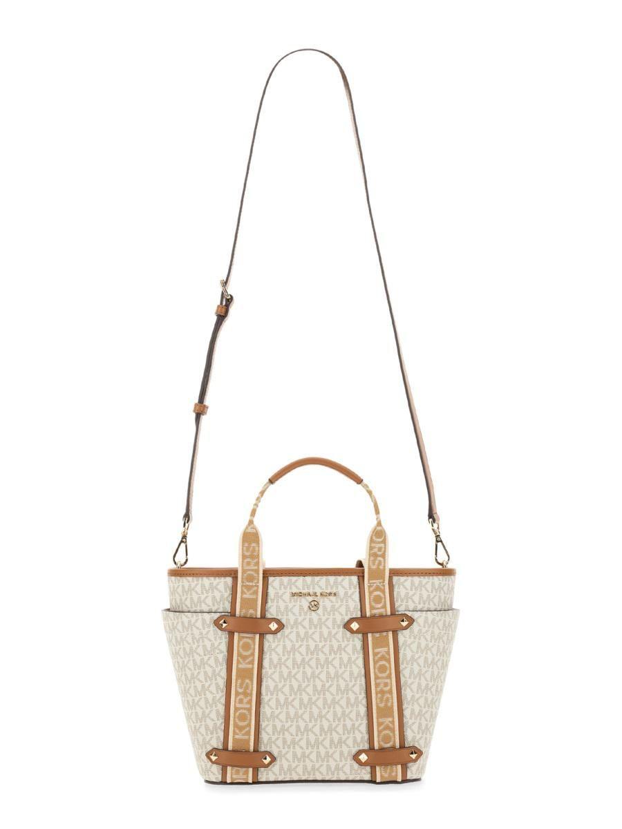 MICHAEL Michael Kors Small Maeve Tote Bag in White