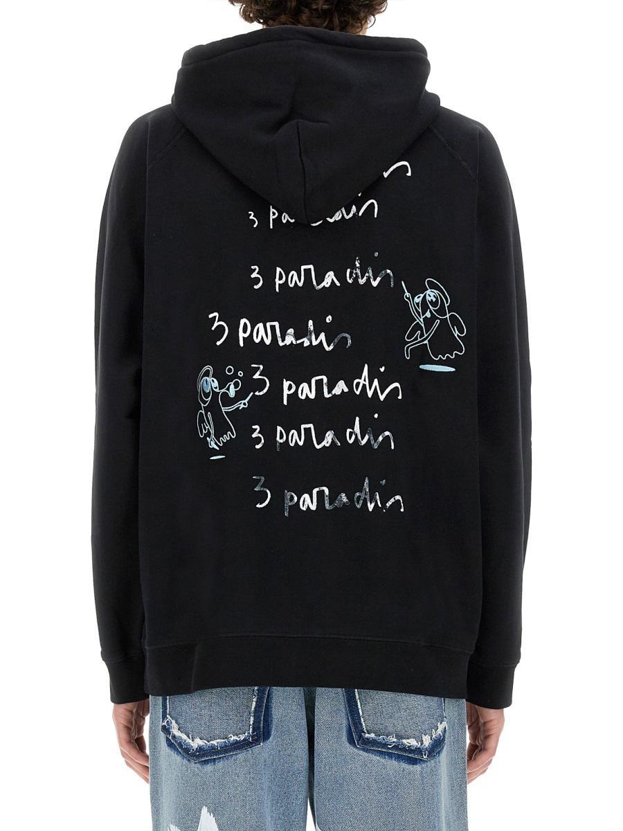 パーカー・フーディ PARADIS3 3.PARADIS X EDGAR PLANS SWEATSHIRT (SS24102_BLACK) 3.PARADIS Activewear for Men | Online Sale up to 75% off | Lyst