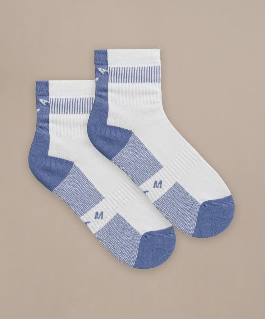 BAM Mid Running Socks in Blue Lyst UK