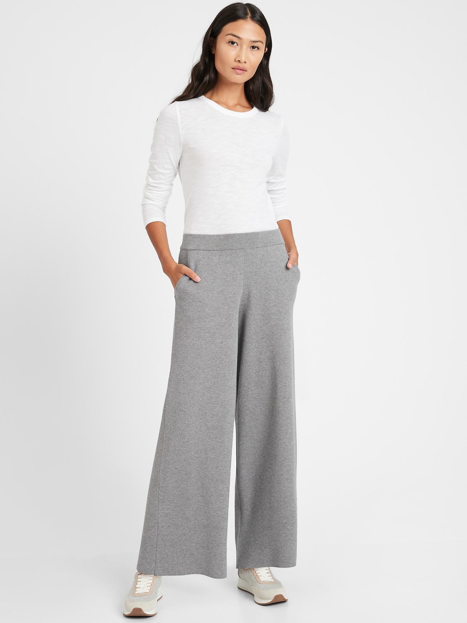 Banana Republic Wide-leg Sweater Pant 