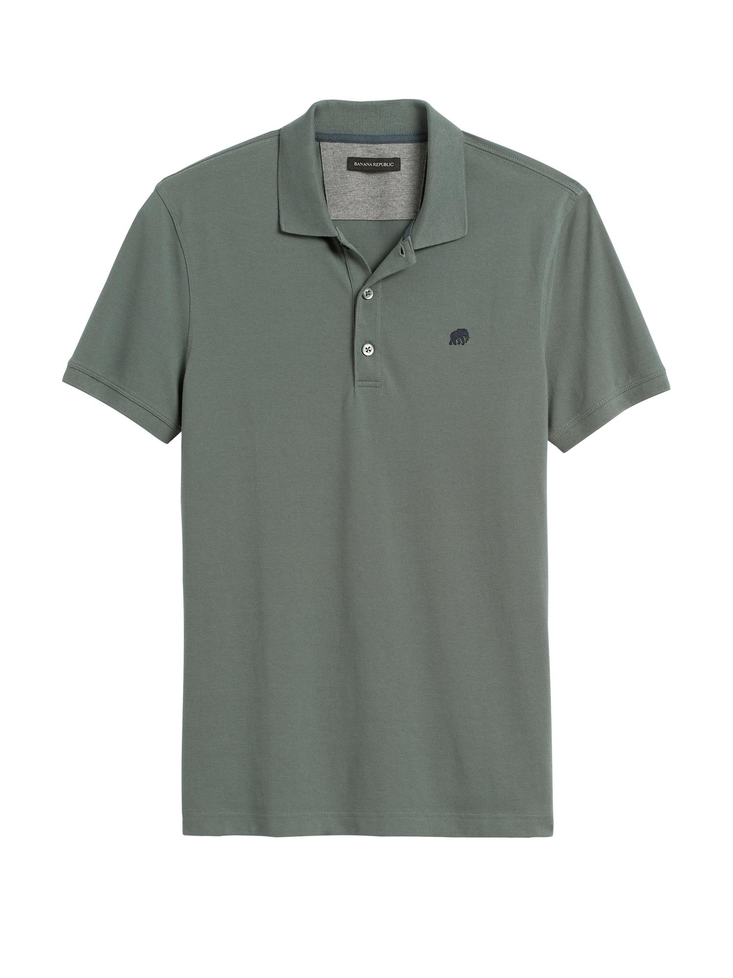 navy slacks blue shirt