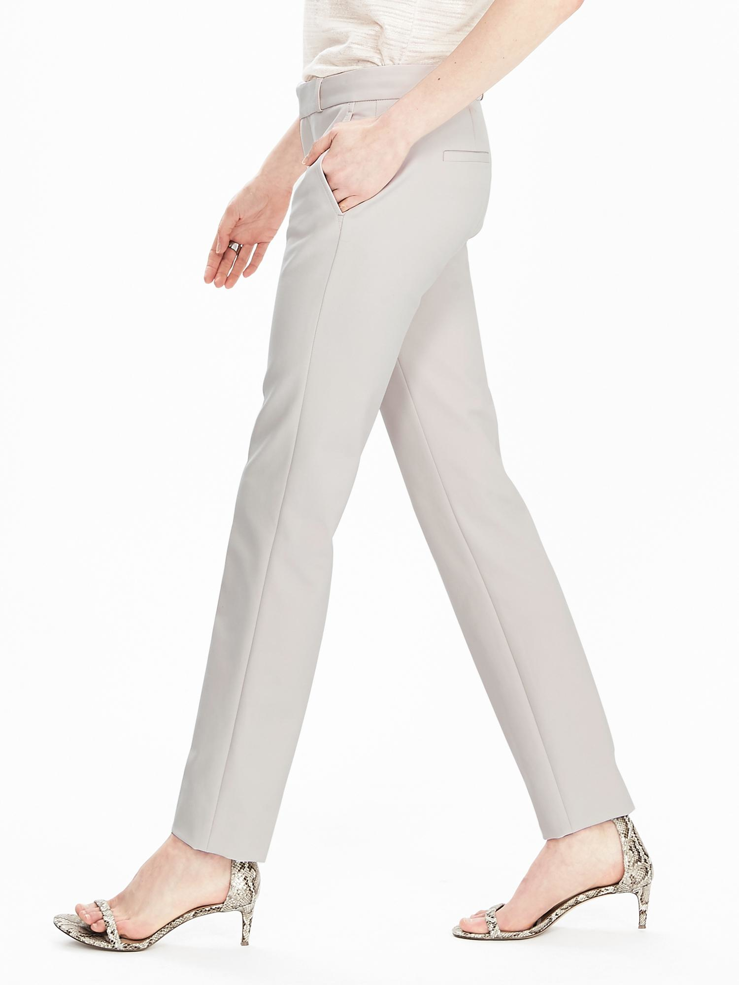 Lyst Banana Republic Ryanfit Slim Straight Pant in Gray