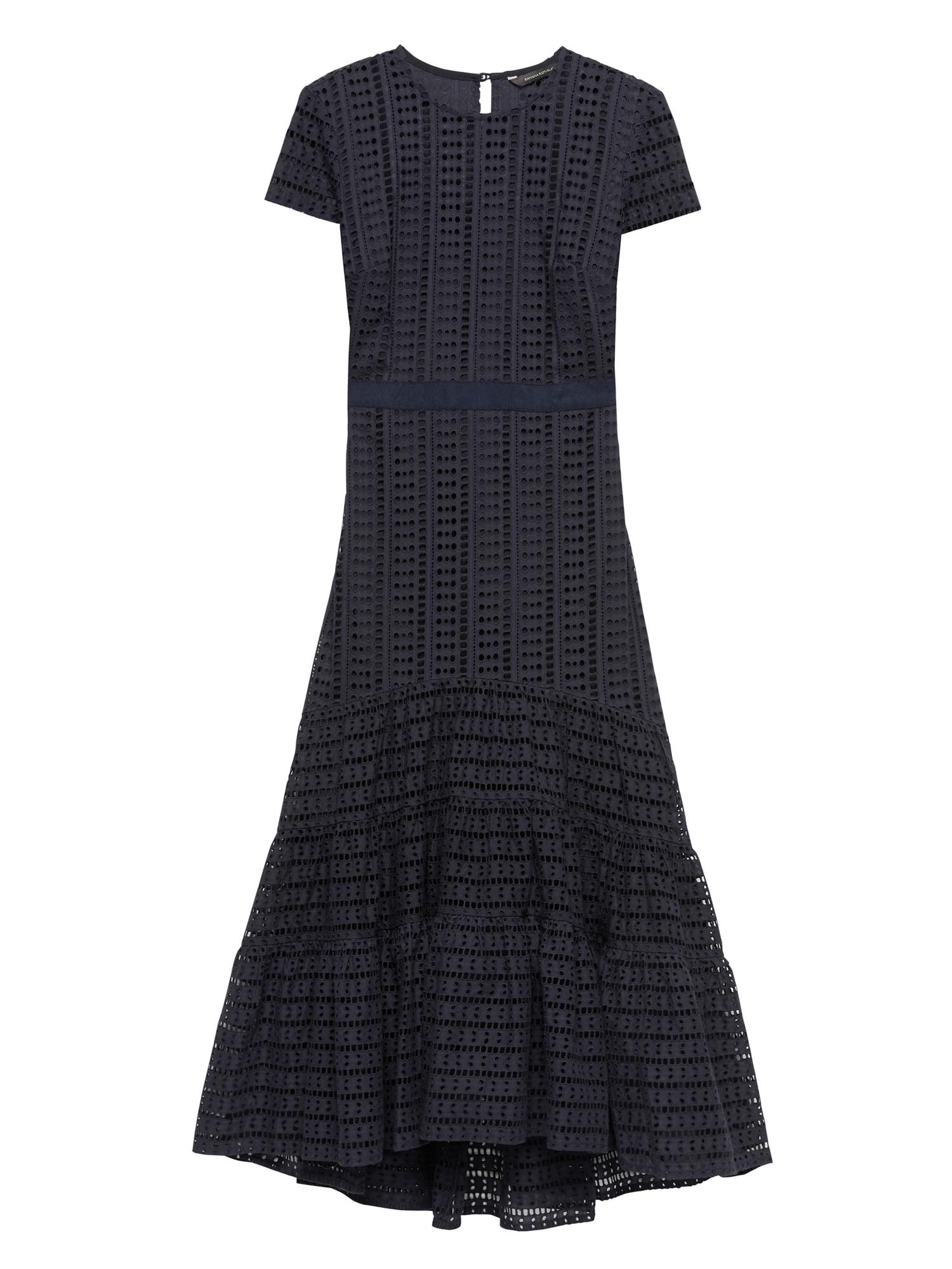 Banana republic eyelet midi dress Clearance
