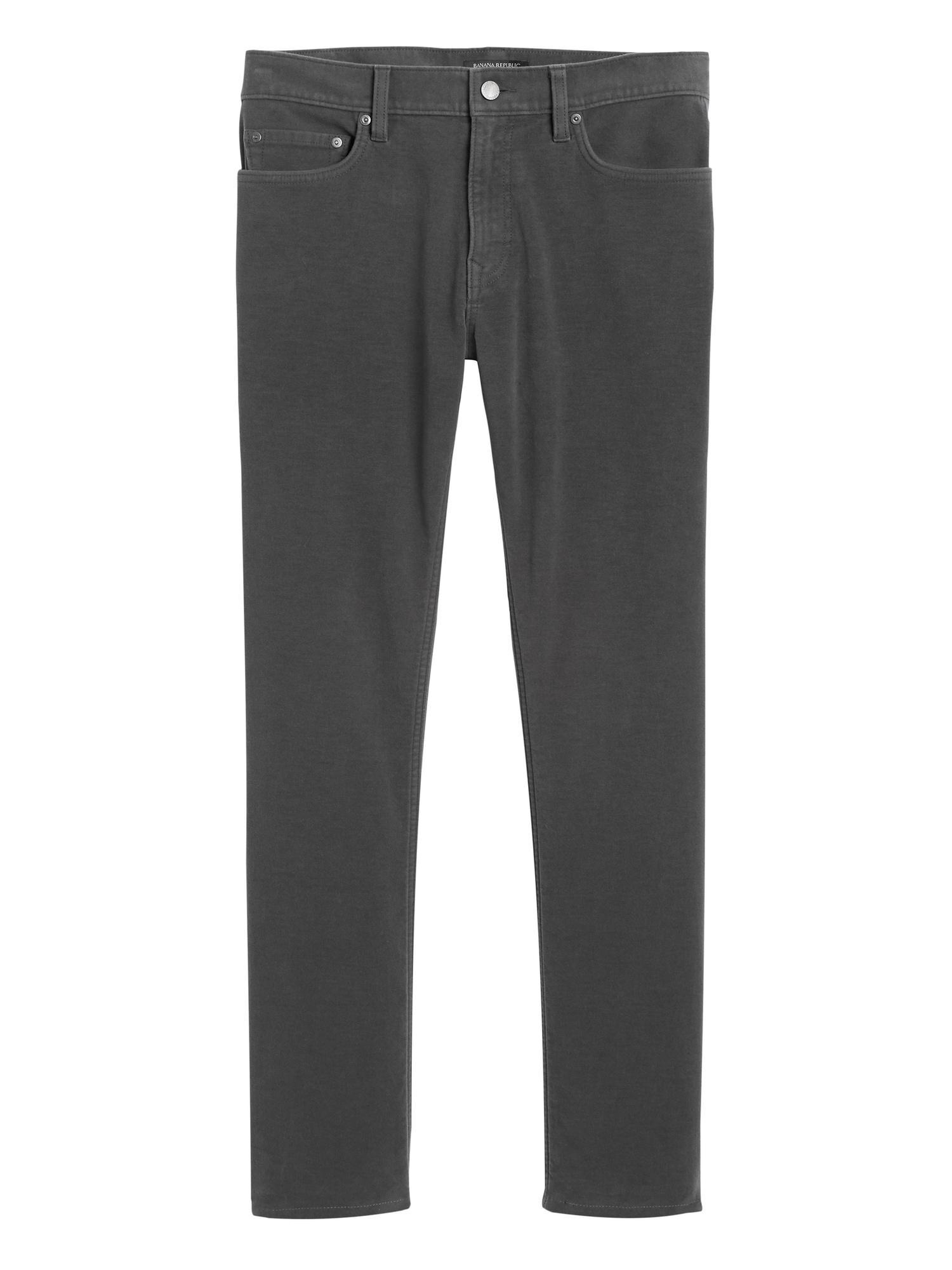 Banana Republic Cotton Slim Brushed Traveler Pant in Steel Gray (Gray) for Men - Save 48% - Lyst