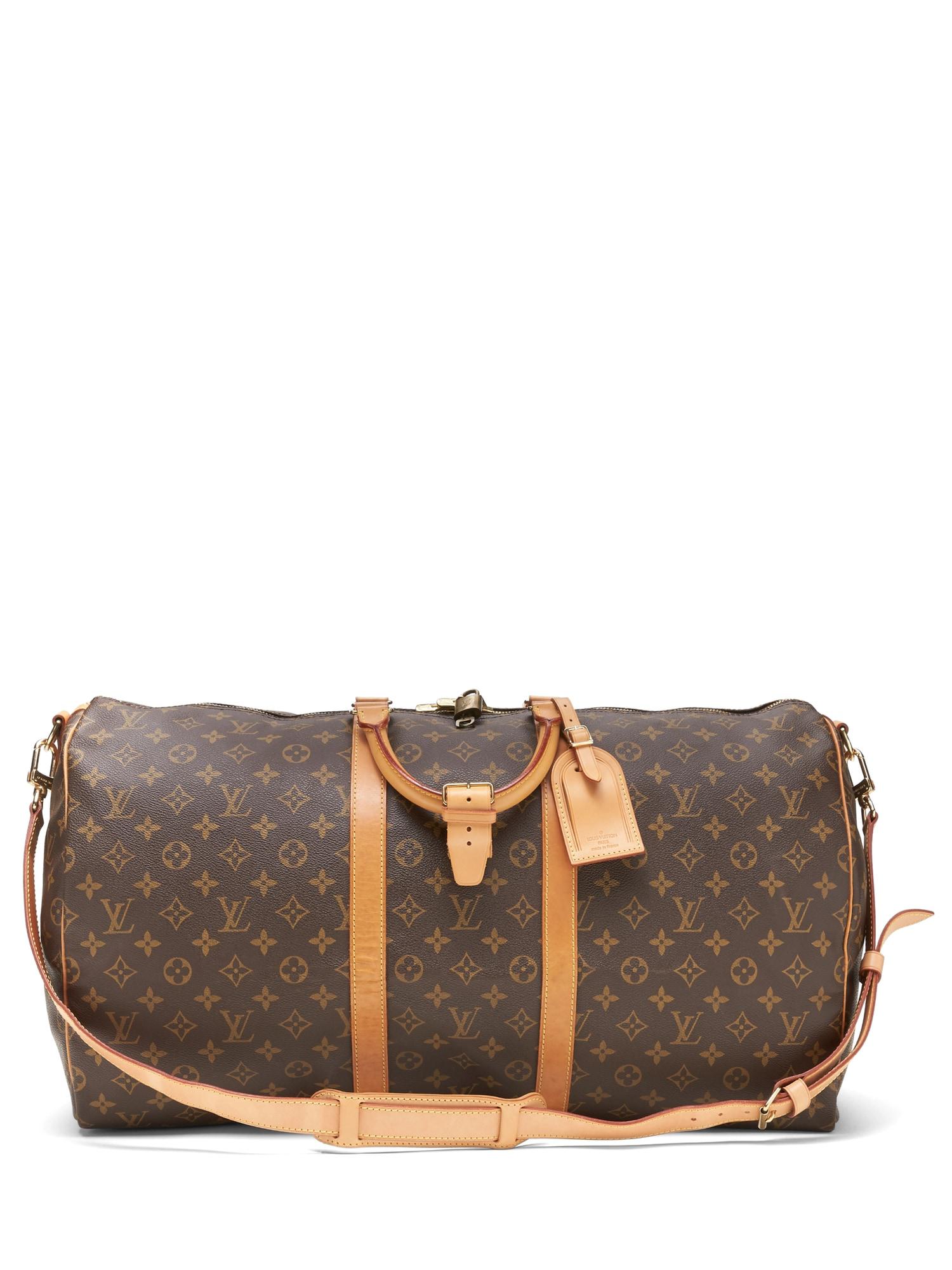 Banana Republic Luxe Finds | Louis Vuitton Monogram Keepall Bandoulière 55 in Brown - Lyst