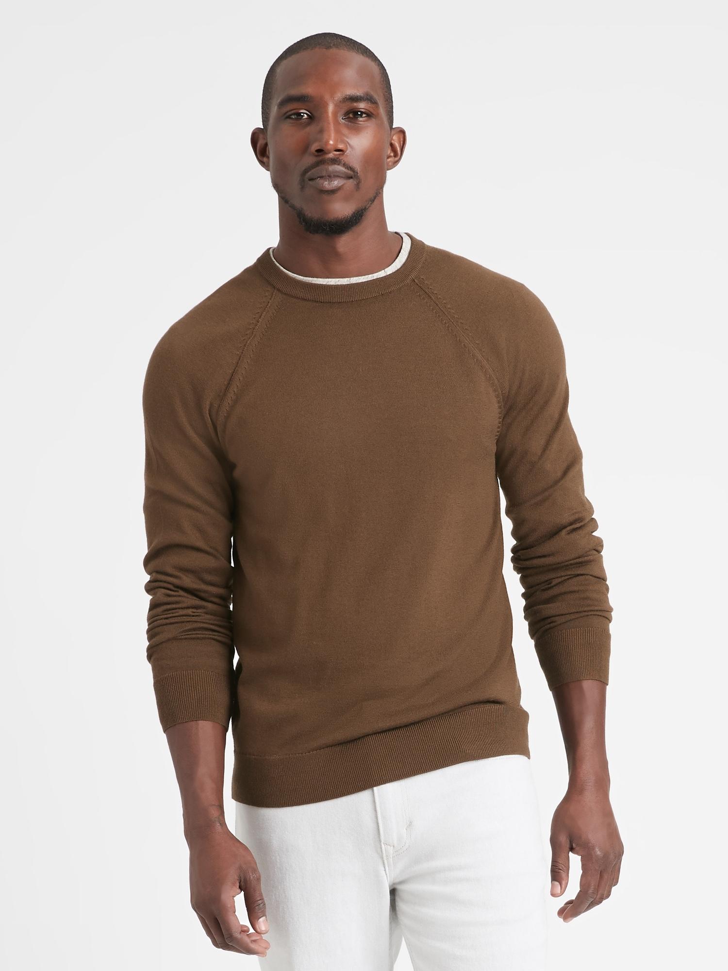 banana republic round neck sweaters
