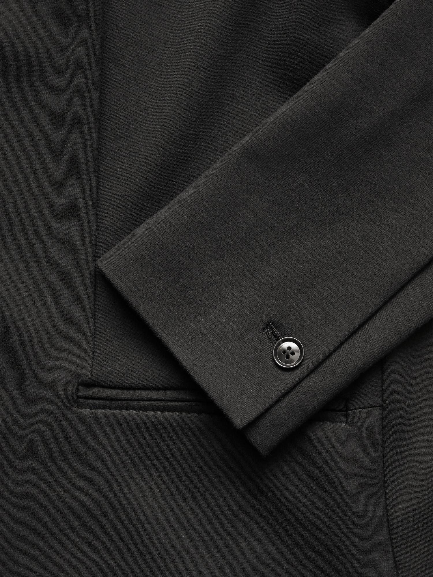 unstructured stretch ponte blazer