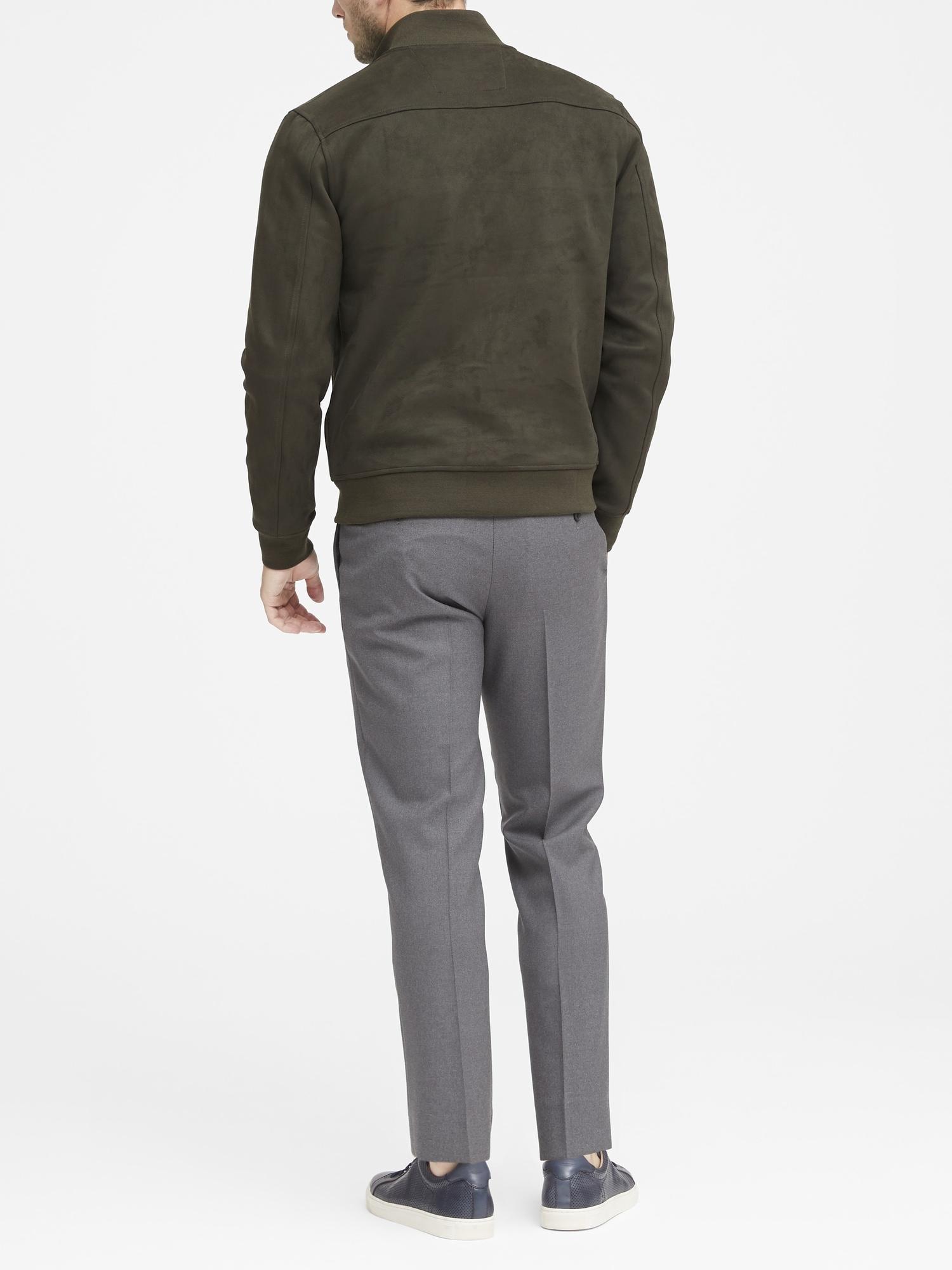 banana republic vegan suede