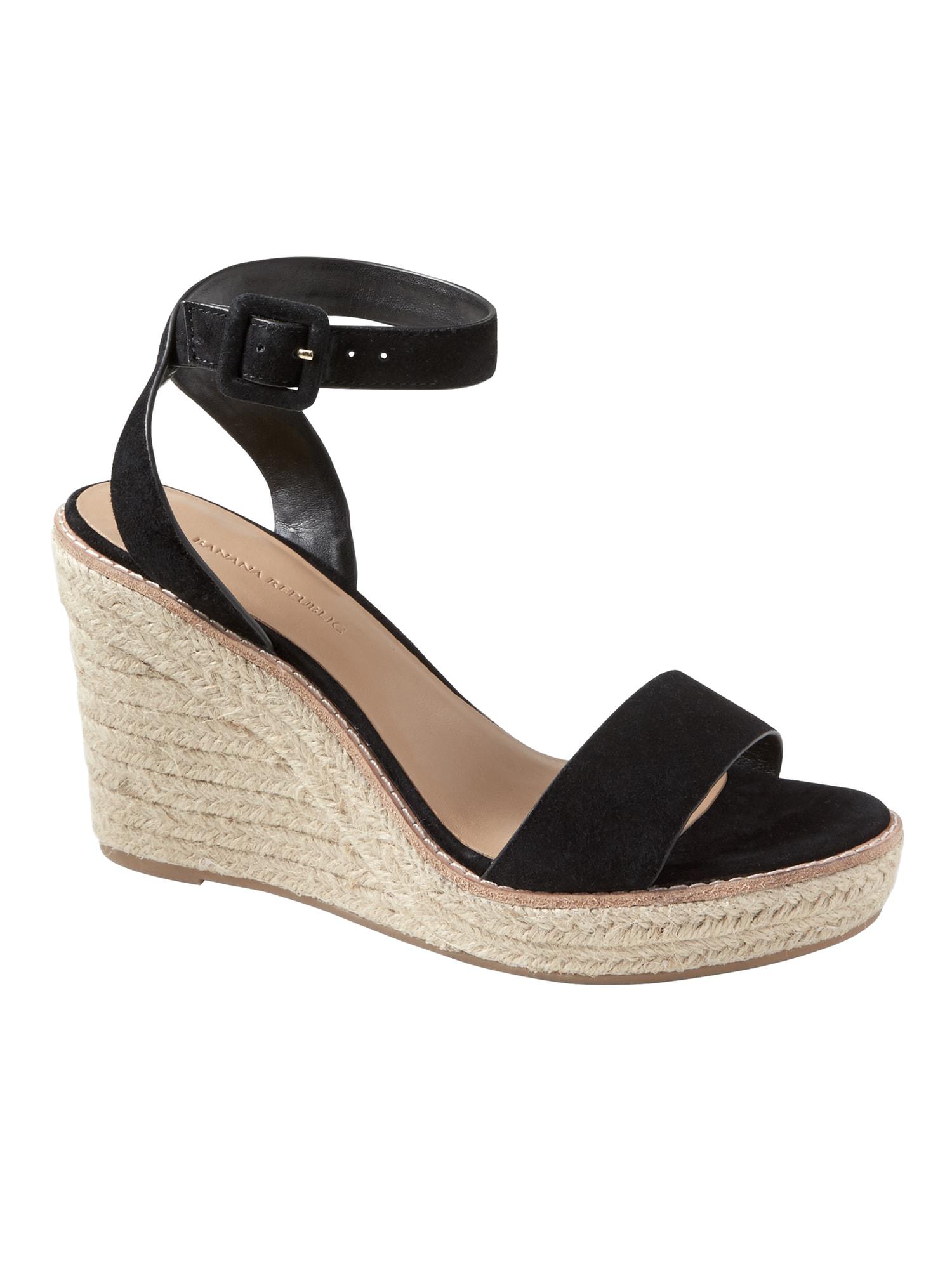 banana republic espadrille wedge
