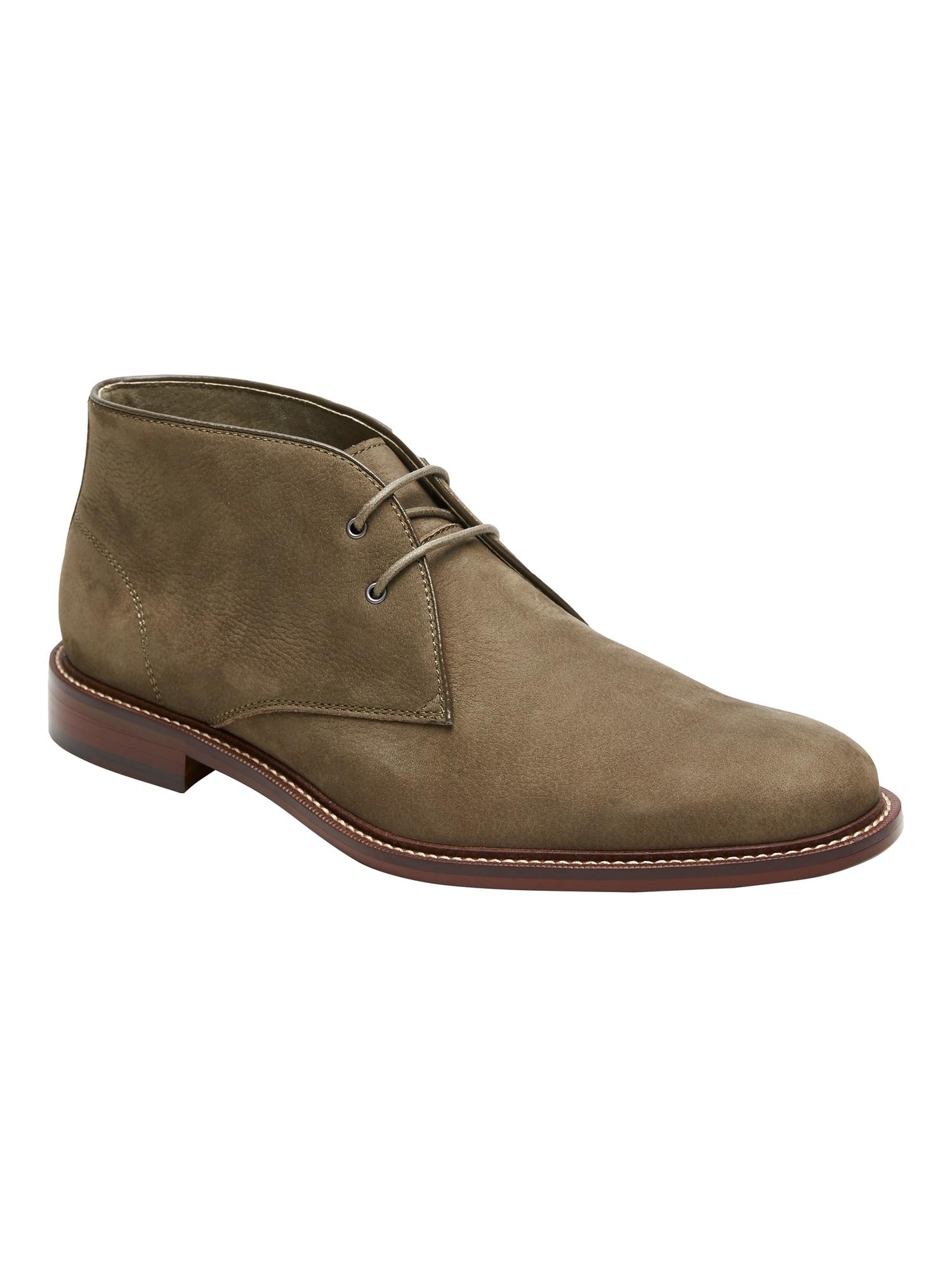 Banana Republic Norman Leather Chukka Boot in Dark Taupe (Brown) for ...