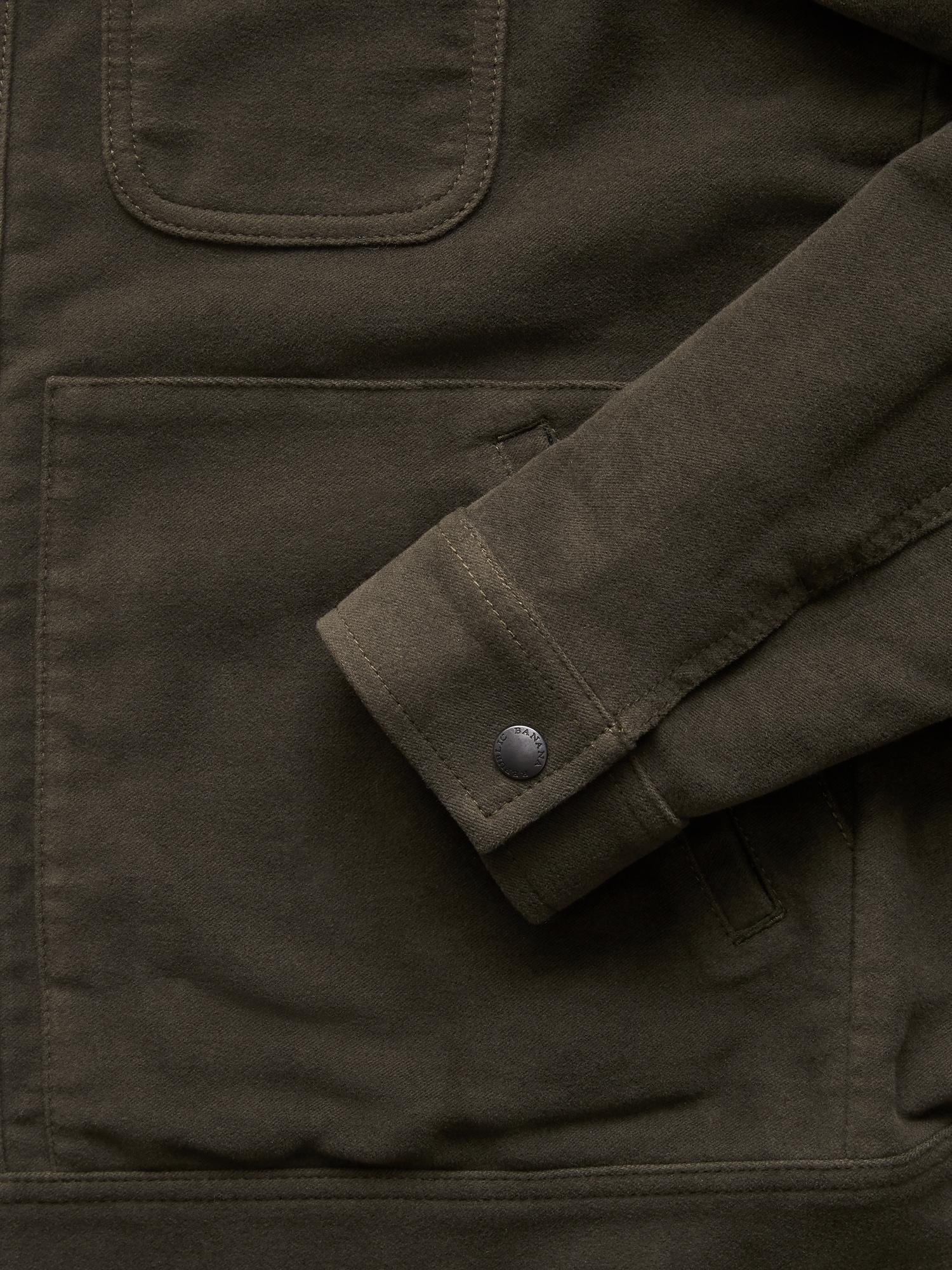 italian moleskin trucker jacket