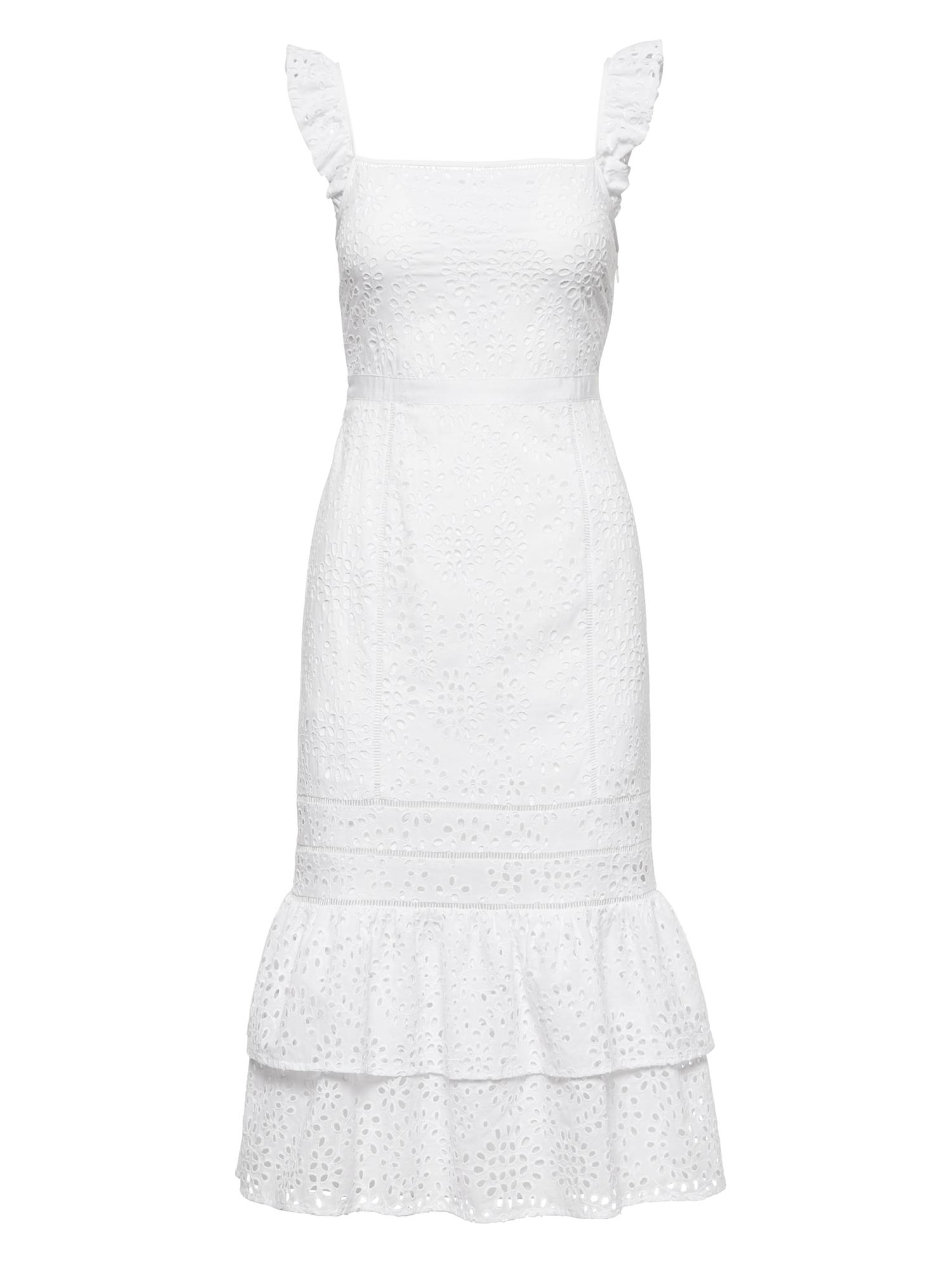 banana republic eyelet pinafore dress