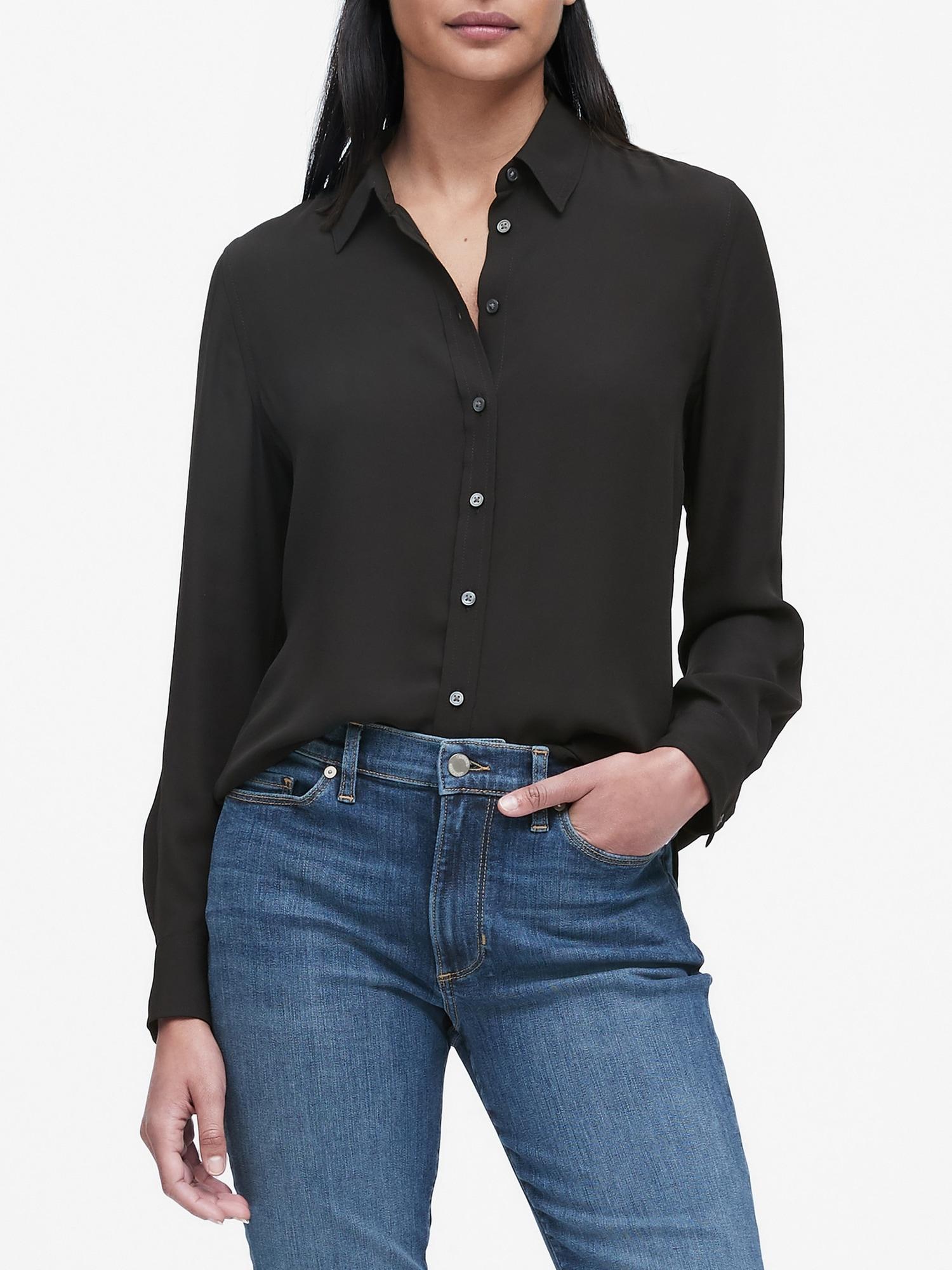 banana republic medium shirt measurements