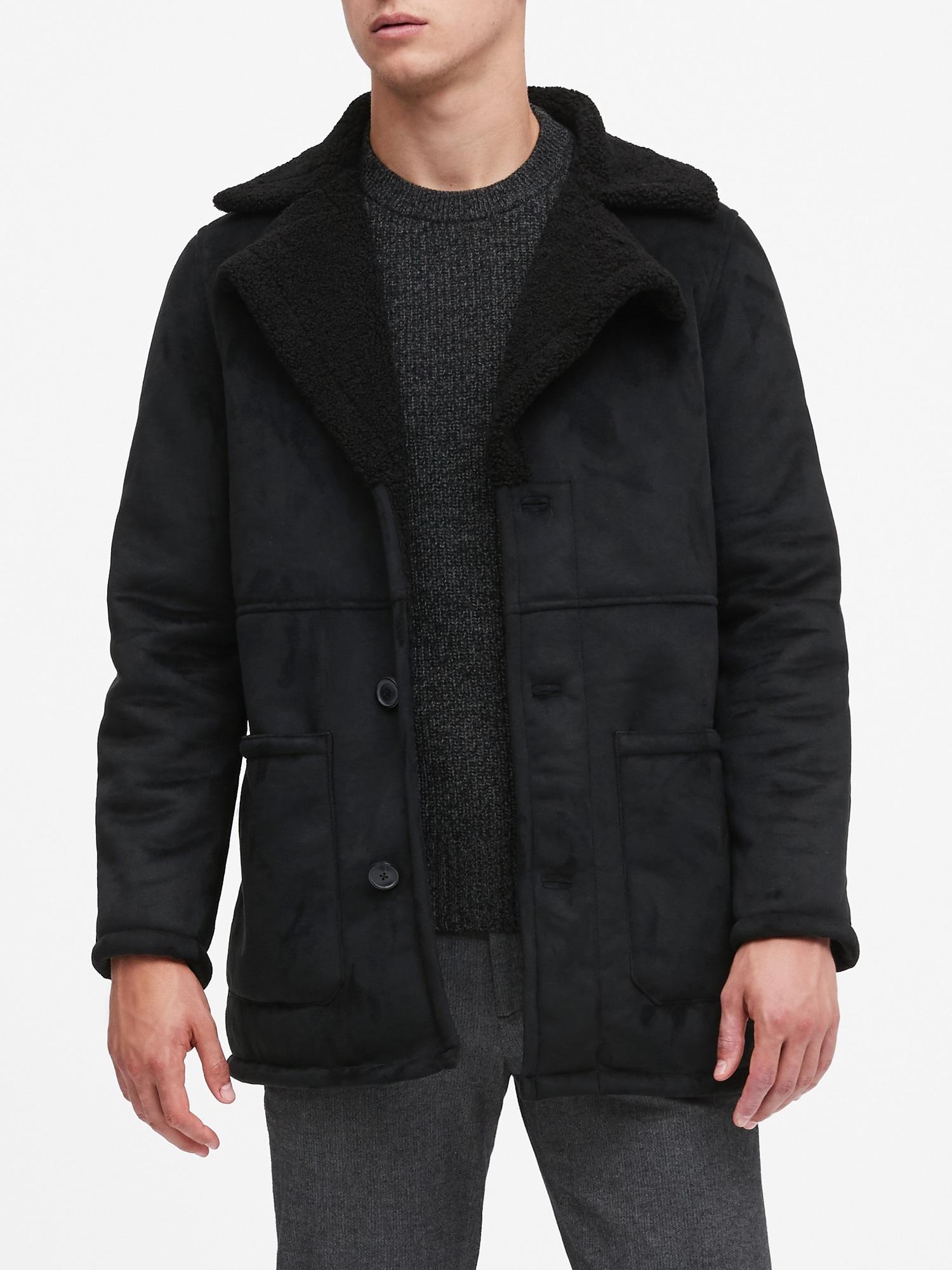 shearling ranch coat