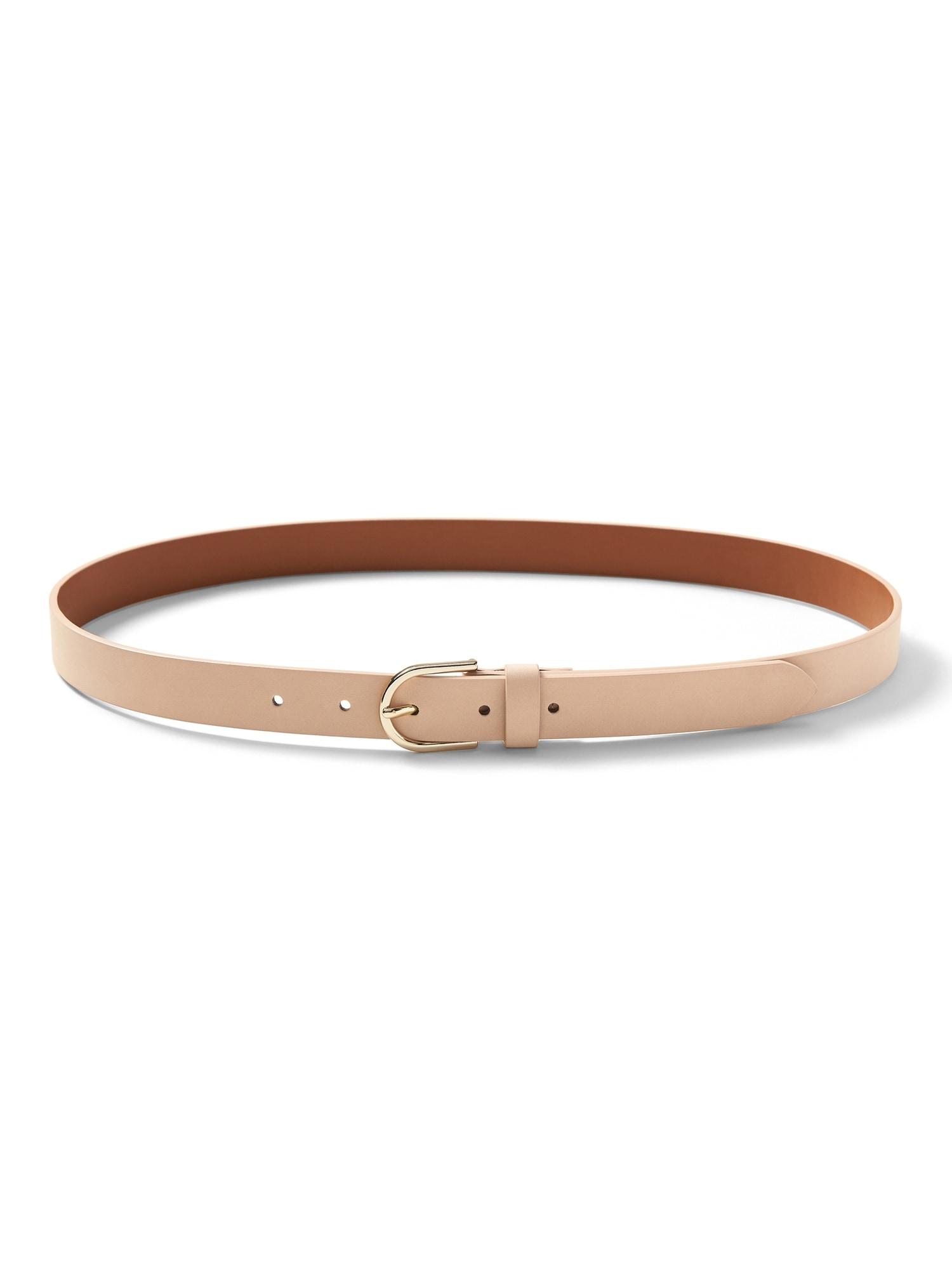 Banana Republic Leather Trouser Belt in Blush Pink (Brown) - Lyst