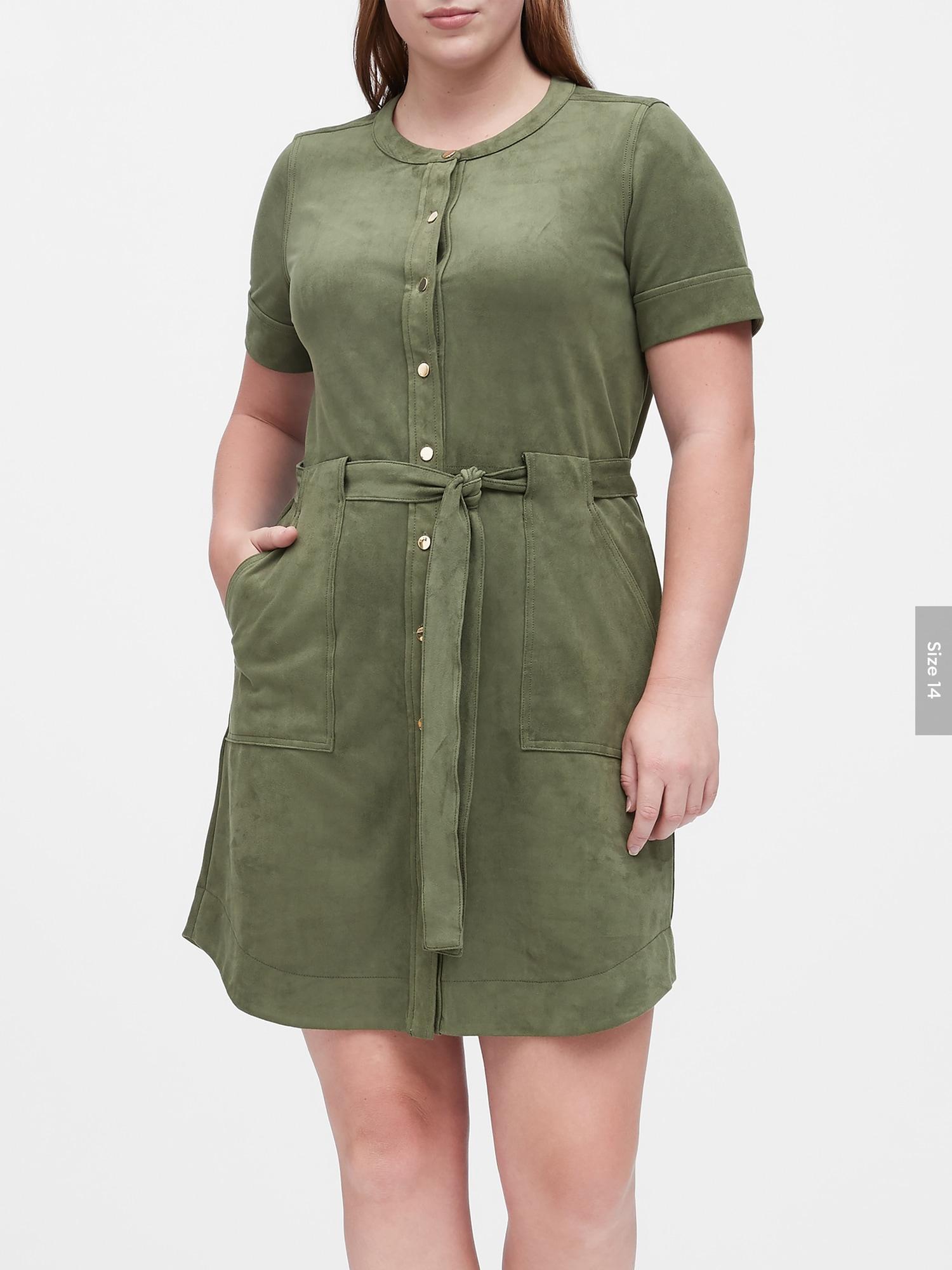 Banana Republic Suede Dress on Sale, UP 