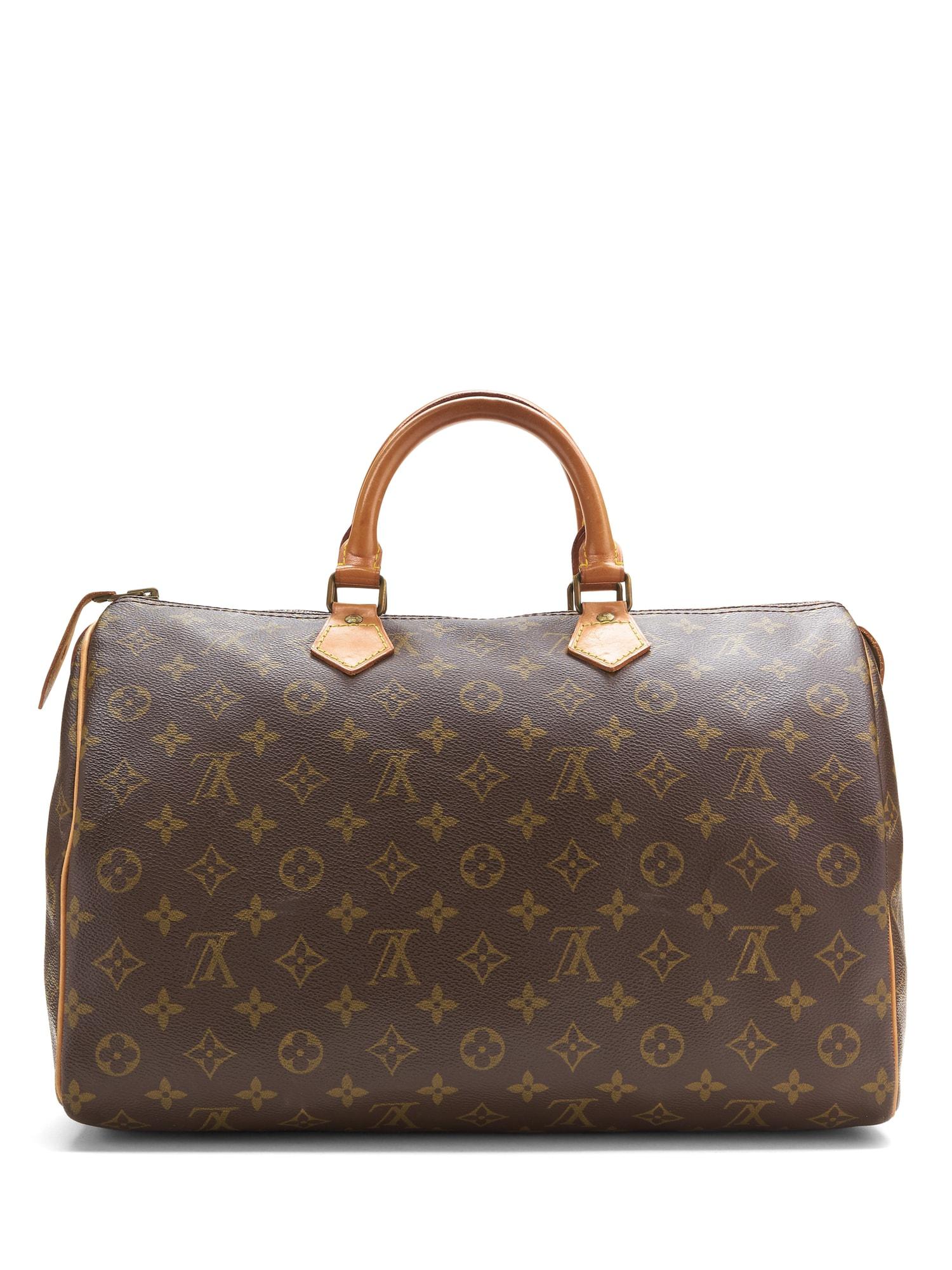 Banana Republic Luxe Finds | Louis Vuitton Monogram Speedy 35 Bag in Brown  - Lyst