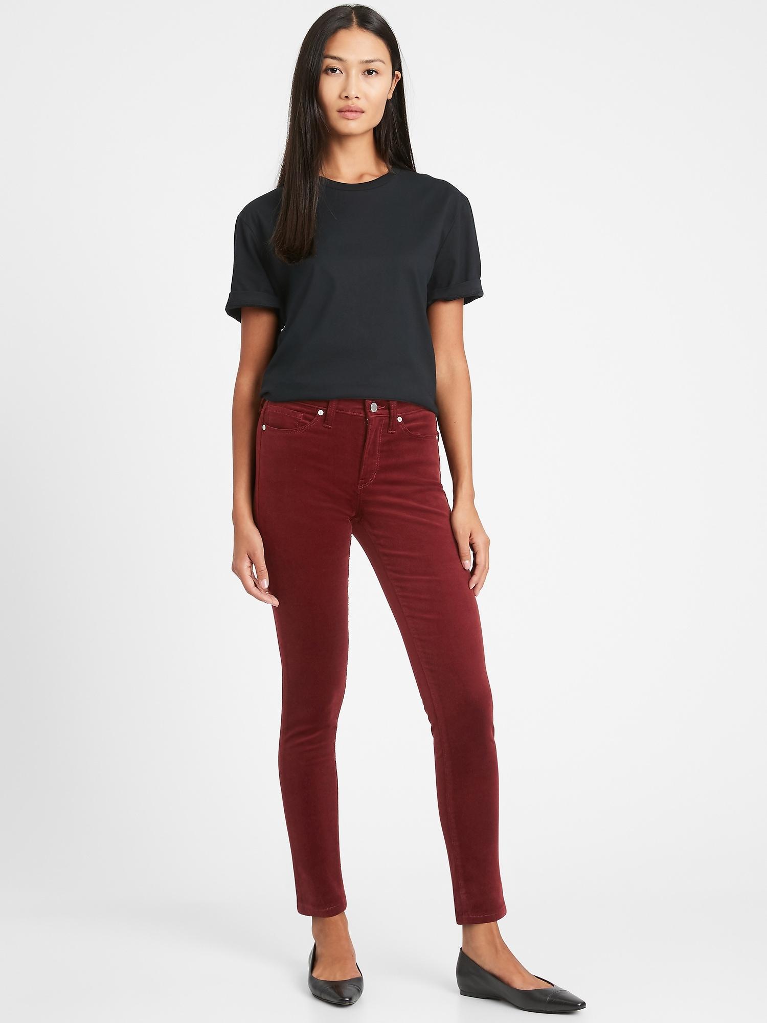 banana republic skinny traveler pants