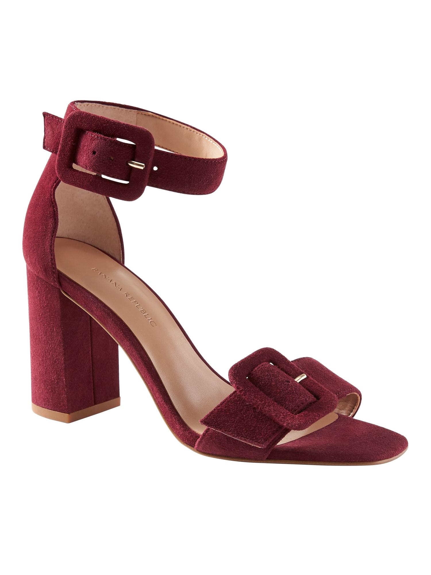 banana republic block heel sandal